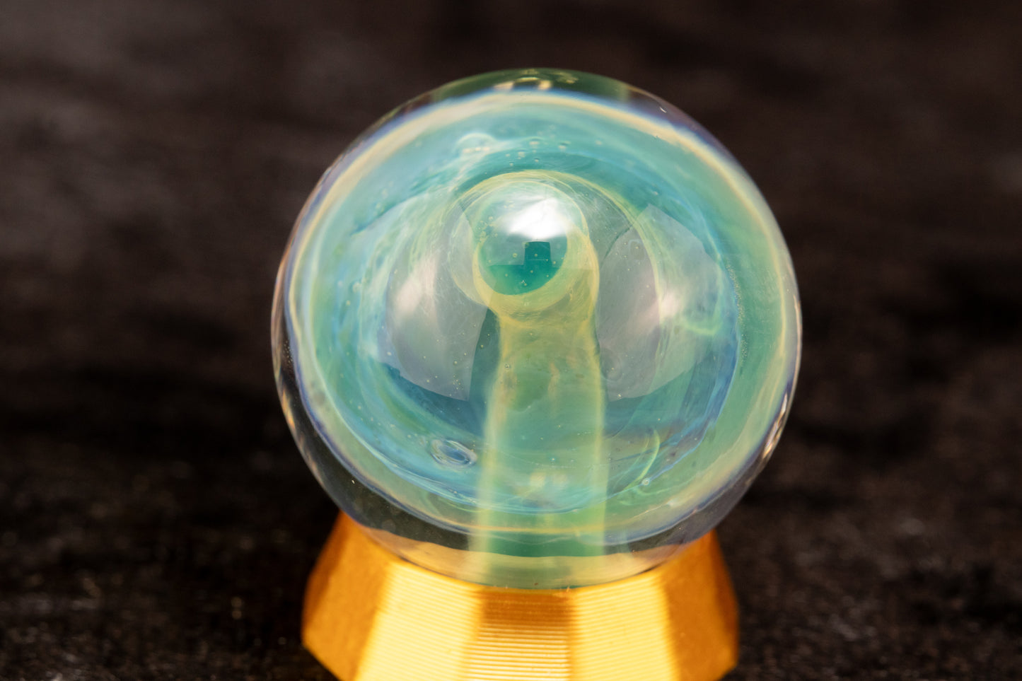 Mushroom Glass Marble Set | 25mm Glass Marbles | Handblown Borosilicate Glass | Collectible Functional Glass