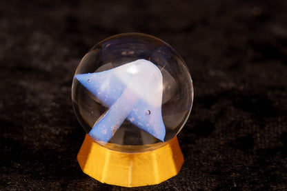 Mushroom Glass Marble Set | 25mm Glass Marbles | Handblown Borosilicate Glass | Collectible Functional Glass