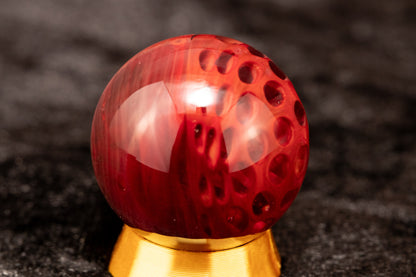 Lotus Pod Glass Marble Set | 25mm Glass Marbles | Handblown Borosilicate Glass | Collectible Functional