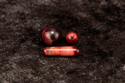 Lotus Pod Glass Marble Set | 25mm Glass Marbles | Handblown Borosilicate Glass | Collectible Functional