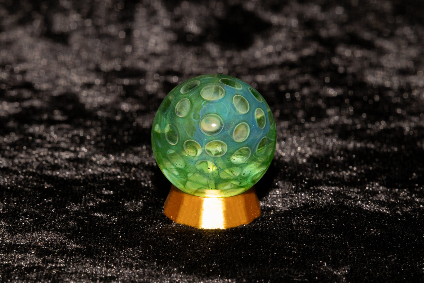 Lotus Pod Glass Marble Set | 25mm Glass Marbles | Handblown Borosilicate Glass | Collectible Functional