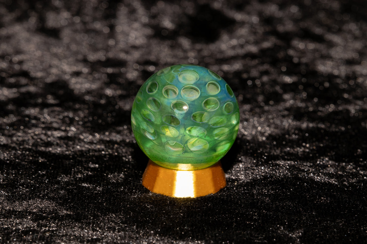 Lotus Pod Glass Marble Set | 25mm Glass Marbles | Handblown Borosilicate Glass | Collectible Functional