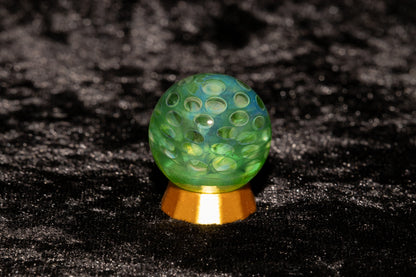 Lotus Pod Glass Marble Set | 25mm Glass Marbles | Handblown Borosilicate Glass | Collectible Functional