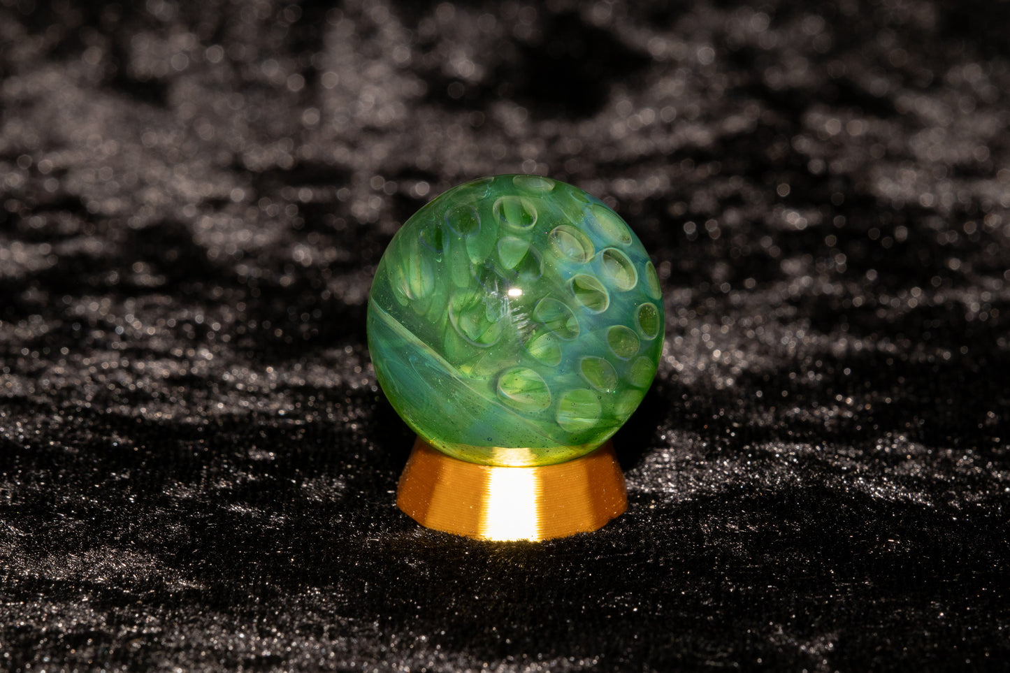 Lotus Pod Glass Marble Set | 25mm Glass Marbles | Handblown Borosilicate Glass | Collectible Functional