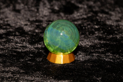 Lotus Pod Glass Marble Set | 25mm Glass Marbles | Handblown Borosilicate Glass | Collectible Functional