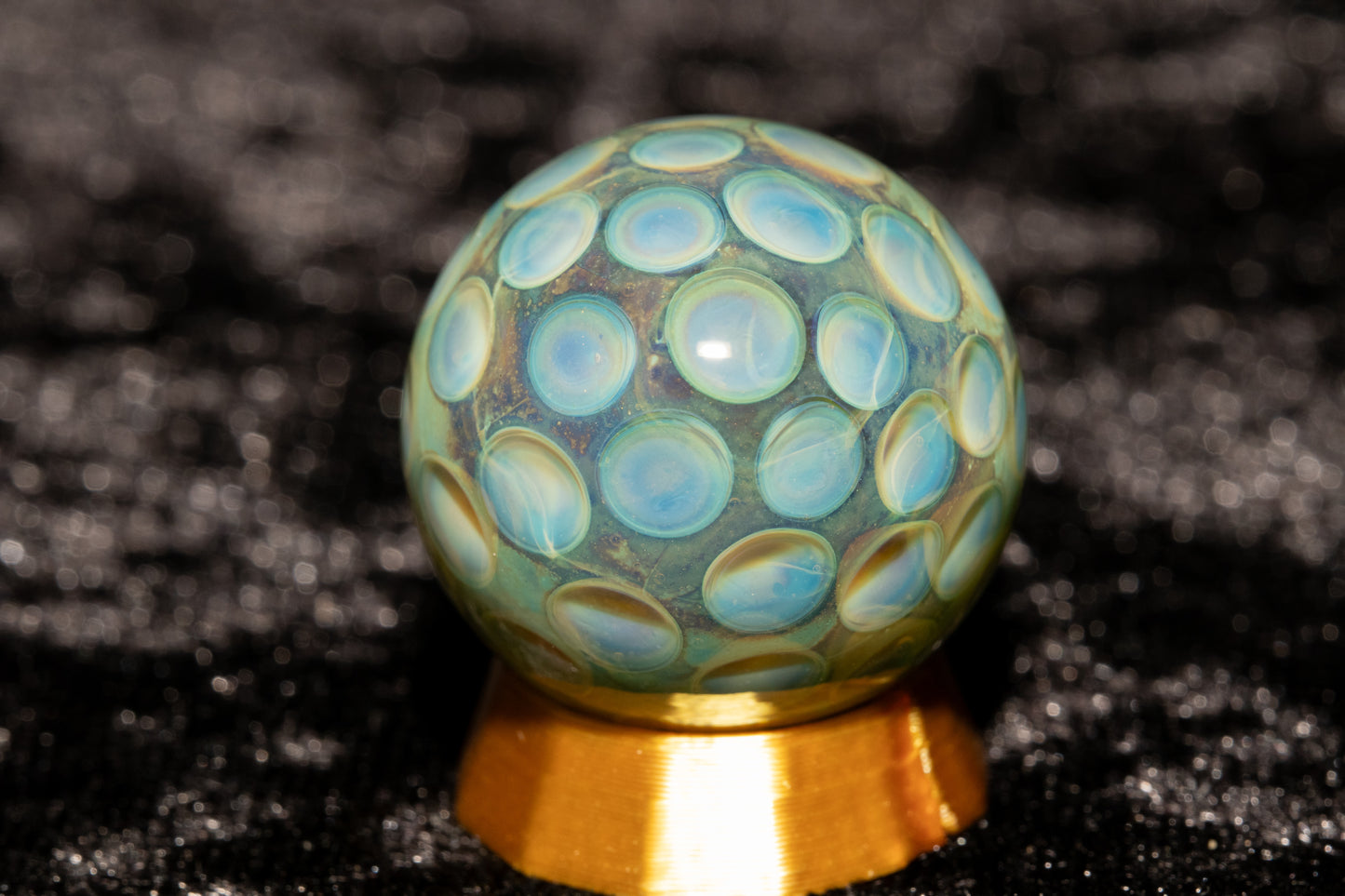 Lotus Pod Glass Marble Set | 25mm Glass Marbles | Handblown Borosilicate Glass | Collectible Functional