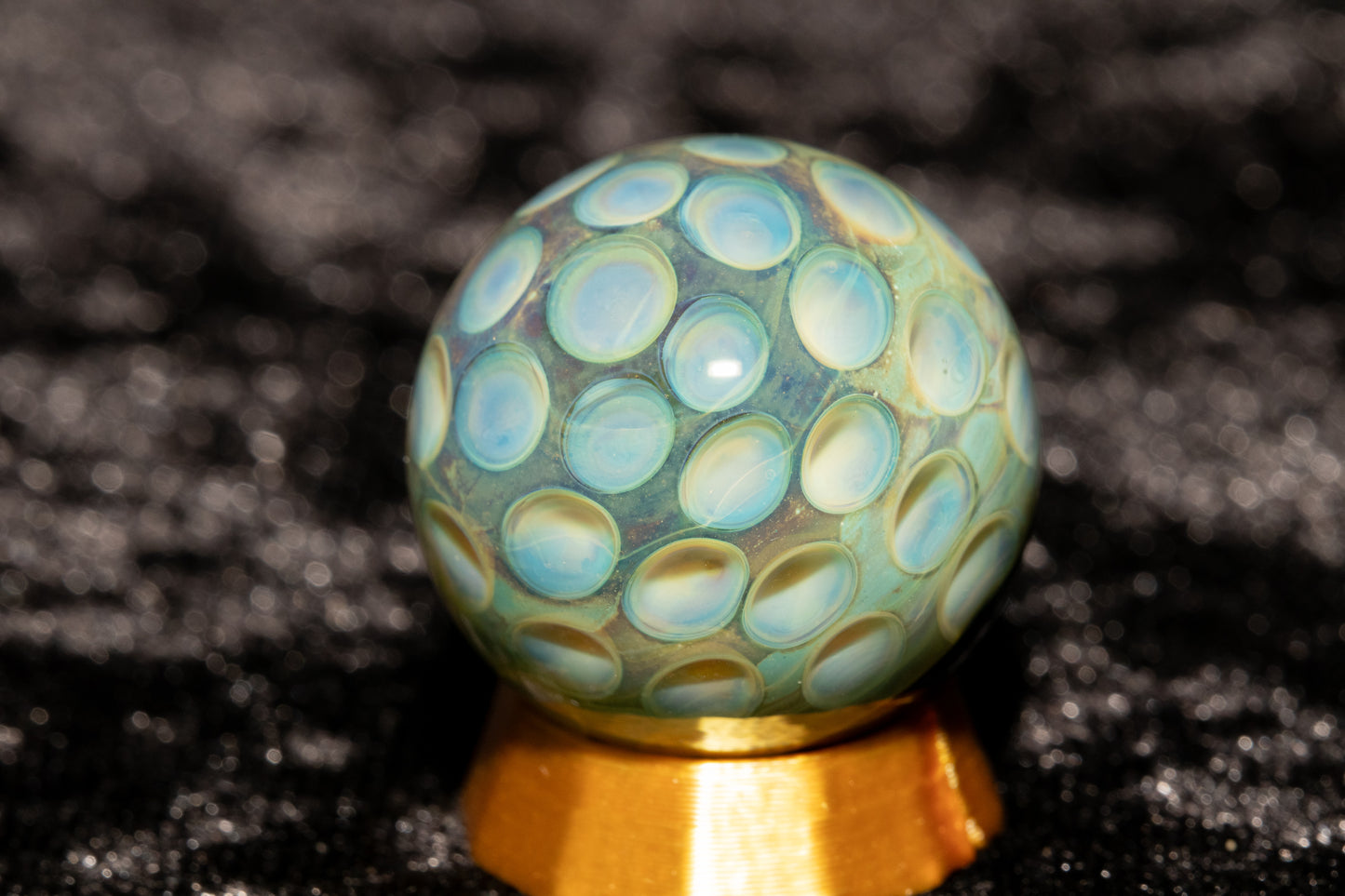 Lotus Pod Glass Marble Set | 25mm Glass Marbles | Handblown Borosilicate Glass | Collectible Functional