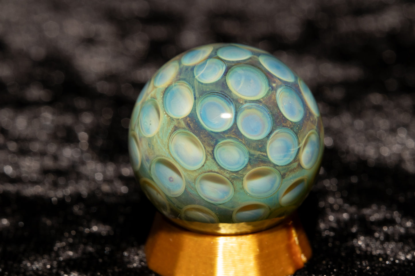 Lotus Pod Glass Marble Set | 25mm Glass Marbles | Handblown Borosilicate Glass | Collectible Functional