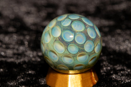 Lotus Pod Glass Marble Set | 25mm Glass Marbles | Handblown Borosilicate Glass | Collectible Functional