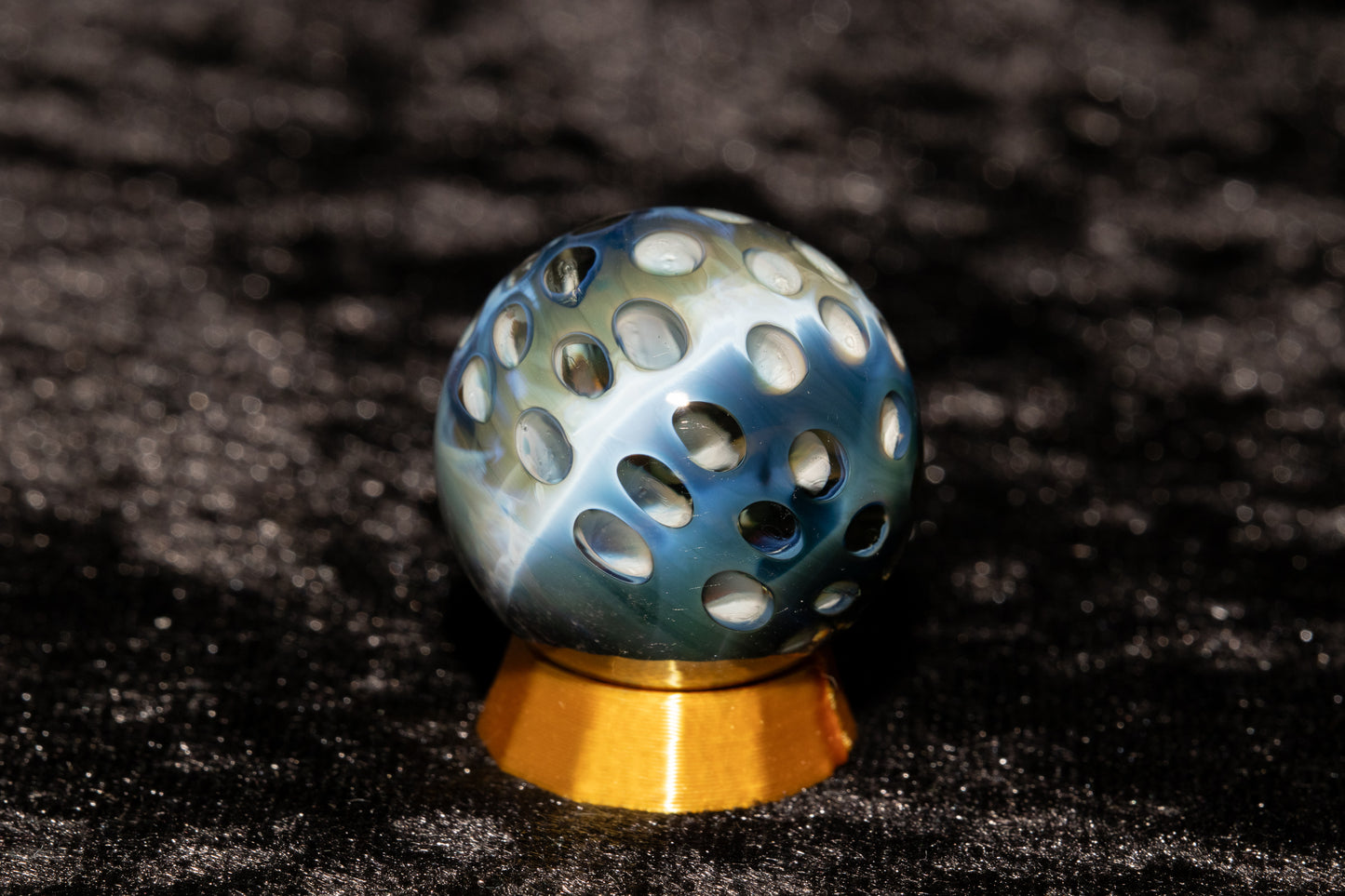 Lotus Pod Glass Marble Set | 25mm Glass Marbles | Handblown Borosilicate Glass | Collectible Functional