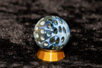 Lotus Pod Glass Marble Set | 25mm Glass Marbles | Handblown Borosilicate Glass | Collectible Functional