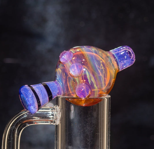 Heady Glass Top | 20-25mm Quartz Fit | Heady Bubble Cap | Functional Glass Piece
