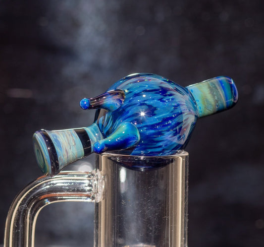 Heady Glass Top | 20-25mm Quartz Fit | Heady Bubble Cap | Functional Glass Piece