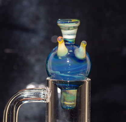 Heady Glass Top | 20-25mm Quartz Fit | Heady Bubble Cap | Functional Glass Piece