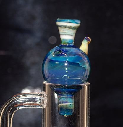 Heady Glass Top | 20-25mm Quartz Fit | Heady Bubble Cap | Functional Glass Piece