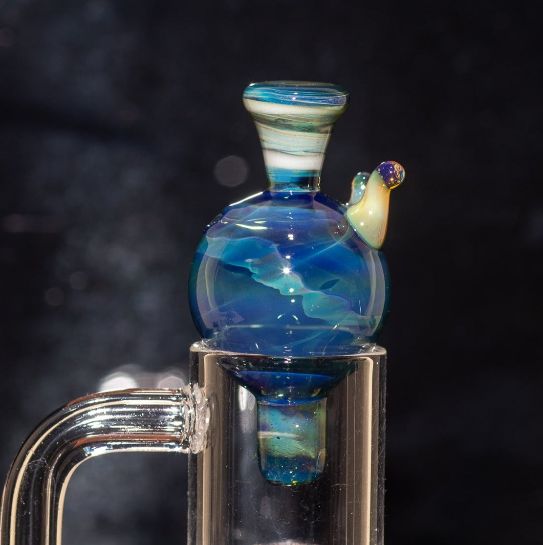 Heady Glass Top | 20-25mm Quartz Fit | Heady Bubble Cap | Functional Glass Piece