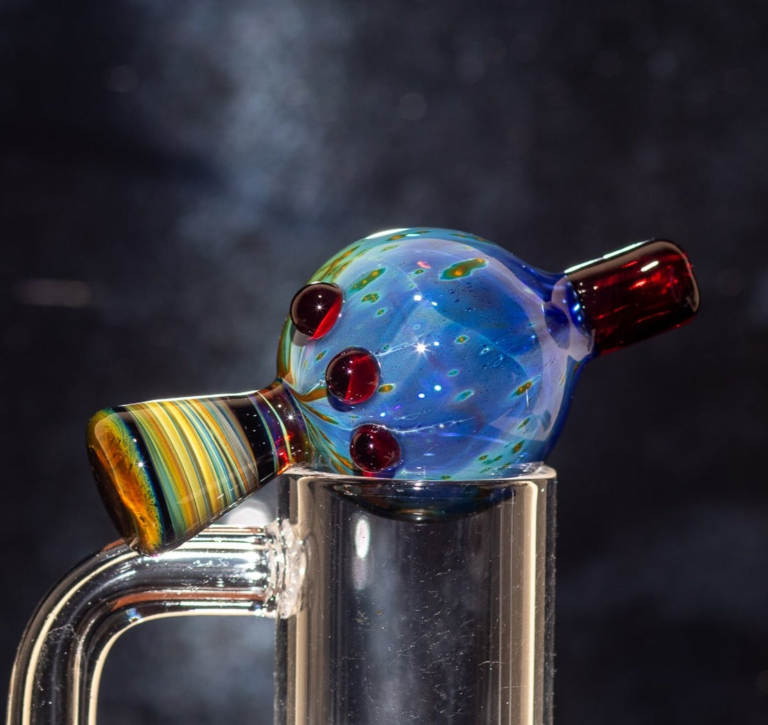 Heady Glass Top | 20-25mm Quartz Fit | Heady Bubble Cap | Functional Glass Piece