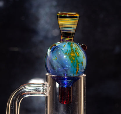 Heady Glass Top | 20-25mm Quartz Fit | Heady Bubble Cap | Functional Glass Piece