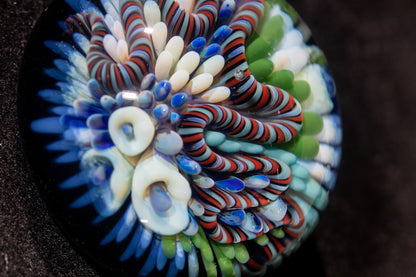 Coral Reef Pendant | Borosilicate Glass Ocean Jewelry | Beach Accessories | Sea Glass Necklace