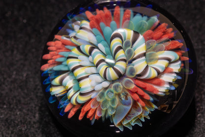 Coral Reef Pendant | Borosilicate Glass Ocean Jewelry | Beach Accessories | Sea Glass Necklace