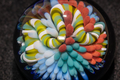 Coral Reef Pendant | Borosilicate Glass Ocean Jewelry | Beach Accessories | Sea Glass Necklace