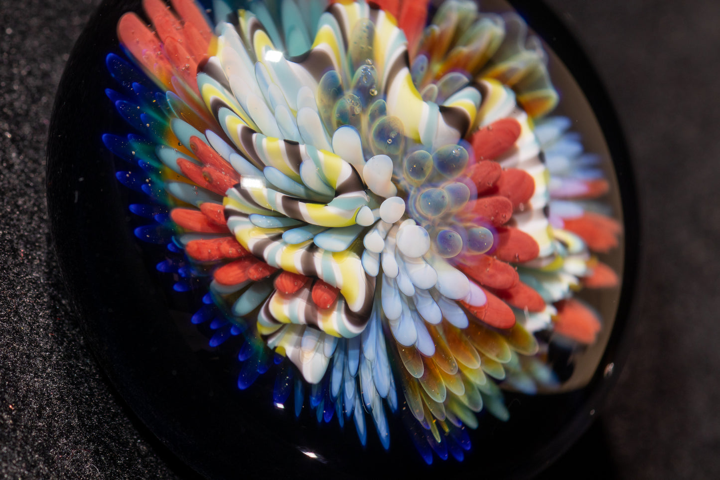 Coral Reef Pendant | Borosilicate Glass Ocean Jewelry | Beach Accessories | Sea Glass Necklace