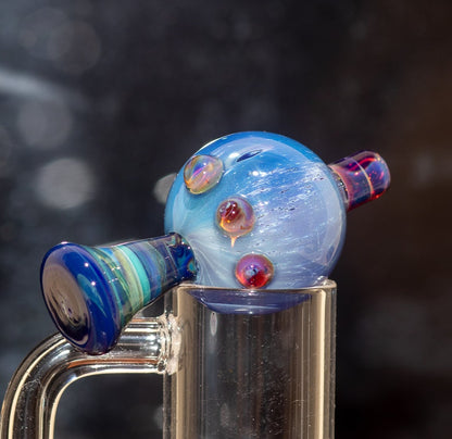 Heady Glass Top | 20-25mm Quartz Fit | Heady Bubble Cap | Functional Glass Piece