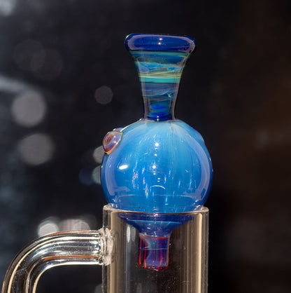 Heady Glass Top | 20-25mm Quartz Fit | Heady Bubble Cap | Functional Glass Piece