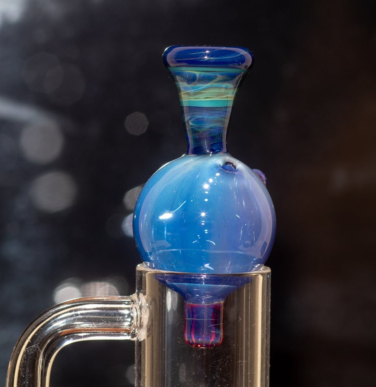 Heady Glass Top | 20-25mm Quartz Fit | Heady Bubble Cap | Functional Glass Piece