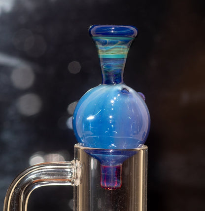 Heady Glass Top | 20-25mm Quartz Fit | Heady Bubble Cap | Functional Glass Piece