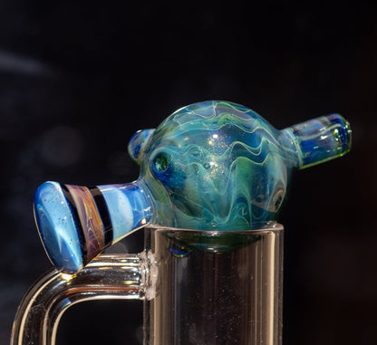 Heady Glass Top | 20-25mm Quartz Fit | Heady Bubble Cap | Functional Glass Piece