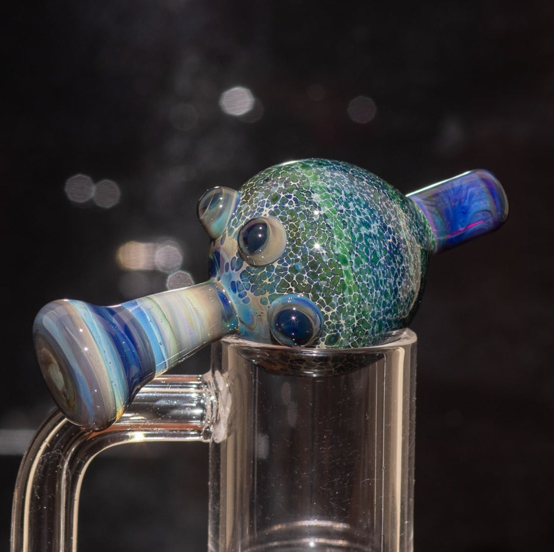 Heady Glass Top | 20-25mm Quartz Fit | Heady Bubble Cap | Functional Glass Piece