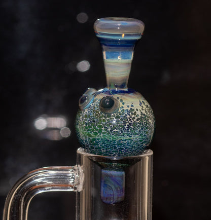Heady Glass Top | 20-25mm Quartz Fit | Heady Bubble Cap | Functional Glass Piece