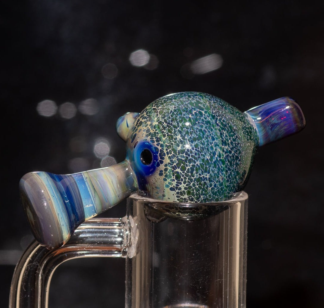 Heady Glass Top | 20-25mm Quartz Fit | Heady Bubble Cap | Functional Glass Piece
