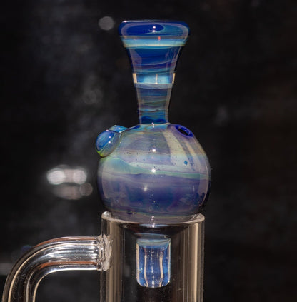 Heady Glass Top | 20-25mm Quartz Fit | Heady Bubble Cap | Functional Glass Piece