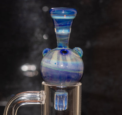 Heady Glass Top | 20-25mm Quartz Fit | Heady Bubble Cap | Functional Glass Piece