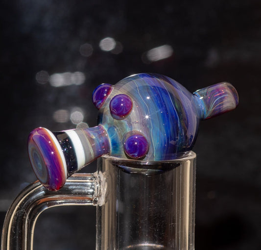 Heady Glass Top | 20-25mm Quartz Fit | Heady Bubble Cap | Functional Glass Piece