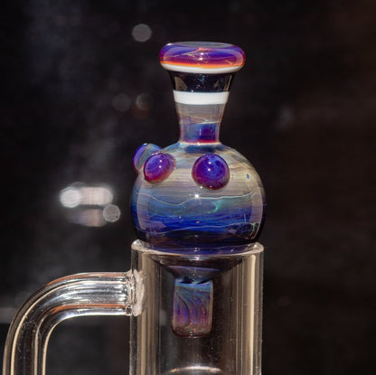 Heady Glass Top | 20-25mm Quartz Fit | Heady Bubble Cap | Functional Glass Piece