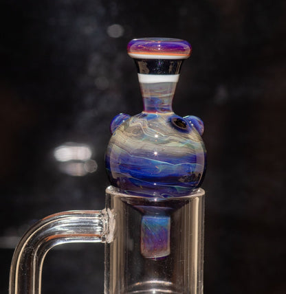 Heady Glass Top | 20-25mm Quartz Fit | Heady Bubble Cap | Functional Glass Piece
