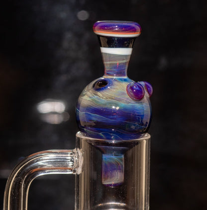 Heady Glass Top | 20-25mm Quartz Fit | Heady Bubble Cap | Functional Glass Piece