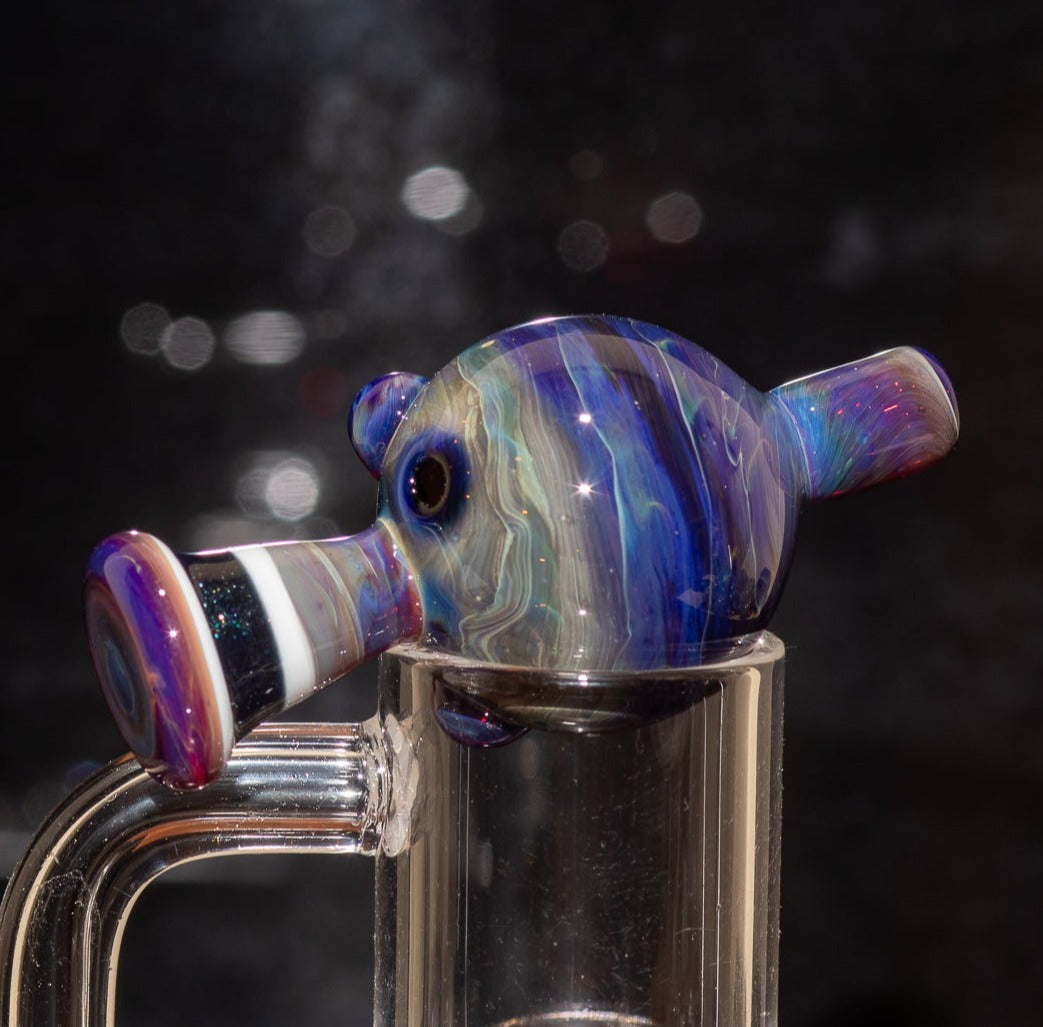 Heady Glass Top | 20-25mm Quartz Fit | Heady Bubble Cap | Functional Glass Piece
