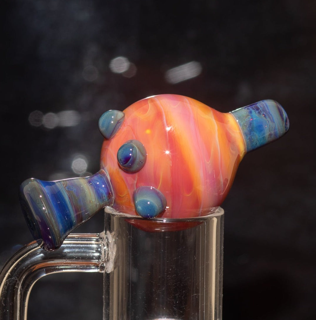 Heady Glass Top | 20-25mm Quartz Fit | Heady Bubble Cap | Functional Glass Piece