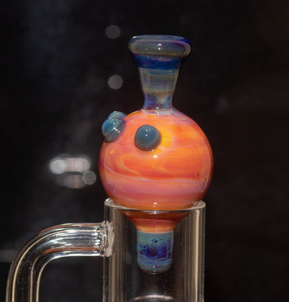 Heady Glass Top | 20-25mm Quartz Fit | Heady Bubble Cap | Functional Glass Piece