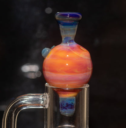 Heady Glass Top | 20-25mm Quartz Fit | Heady Bubble Cap | Functional Glass Piece
