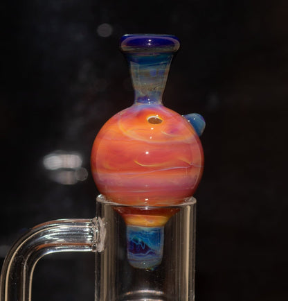 Heady Glass Top | 20-25mm Quartz Fit | Heady Bubble Cap | Functional Glass Piece