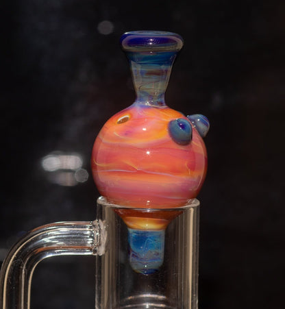 Heady Glass Top | 20-25mm Quartz Fit | Heady Bubble Cap | Functional Glass Piece