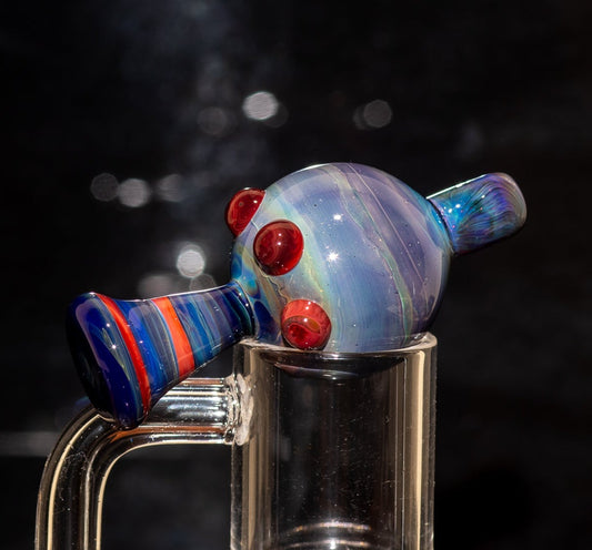 Heady Glass Top | 20-25mm Quartz Fit | Heady Bubble Cap | Functional Glass Piece