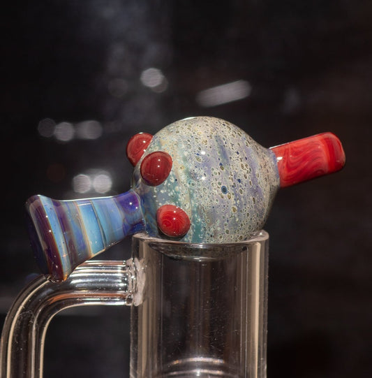 Heady Glass Top | 20-25mm Quartz Fit | Heady Bubble Cap | Functional Glass Piece