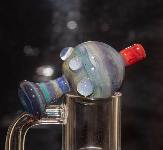 Heady Glass Top | 20-25mm Quartz Fit | Heady Bubble Cap | Functional Glass Piece