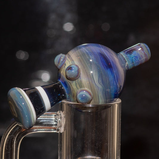 Heady Glass Top | 20-25mm Quartz Fit | Heady Bubble Cap | Functional Glass Piece